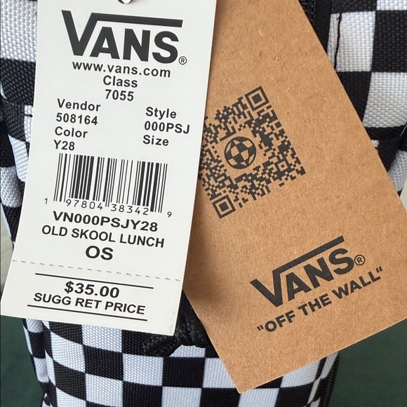 Vans Checkered Black and White Backpack - Picture 6 of 7